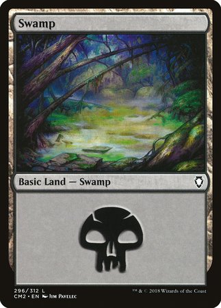 Swamp (296) [Commander Anthology Volume II] | Arkham Games and Comics