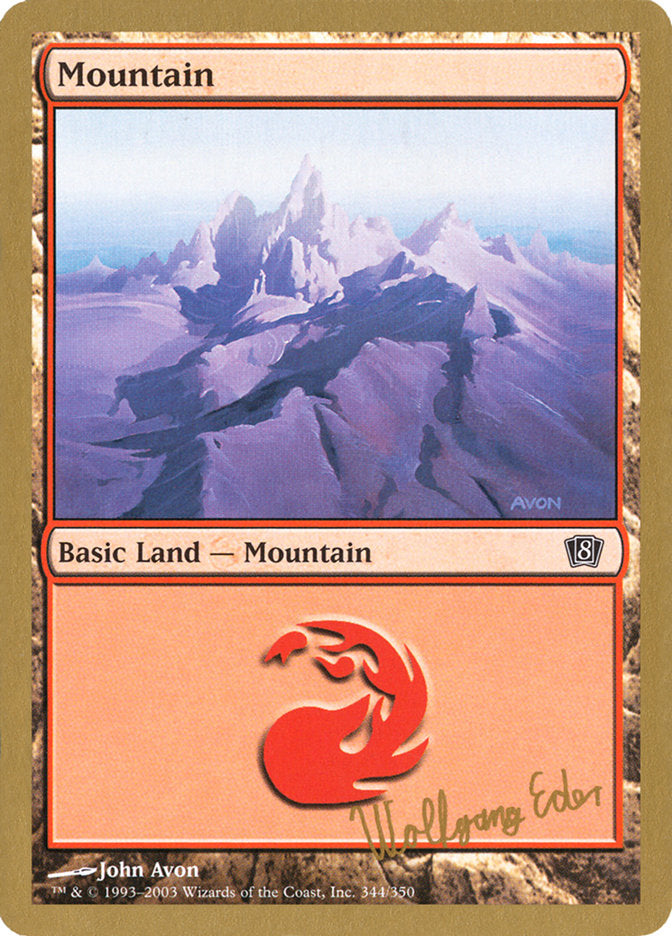 Mountain (Wolfgang Eder) [World Championship Decks 2003] | Arkham Games and Comics