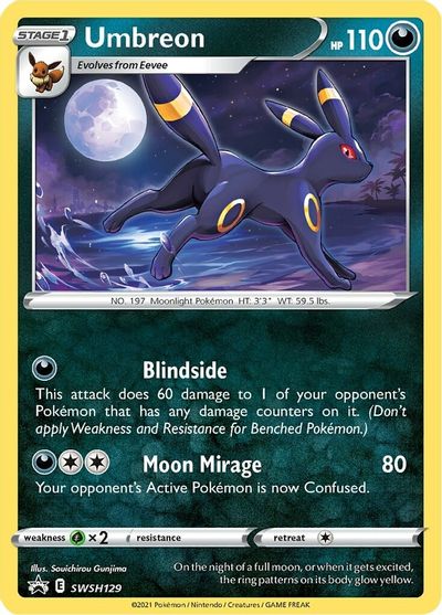 Umbreon (SWSH129) [Sword & Shield: Black Star Promos] | Arkham Games and Comics