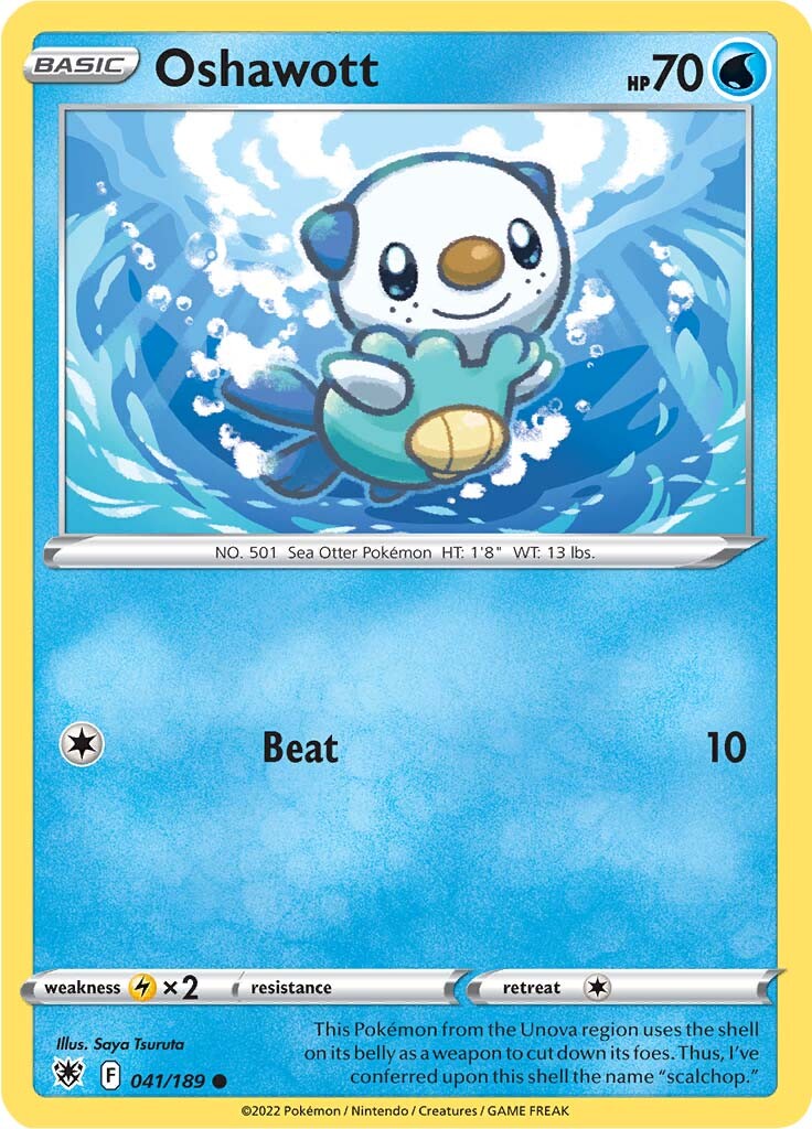 Oshawott (041/189) [Sword & Shield: Astral Radiance] | Arkham Games and Comics