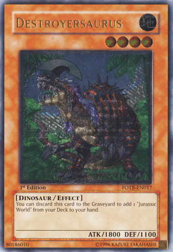 Destroyersaurus [FOTB-EN017] Ultimate Rare | Arkham Games and Comics