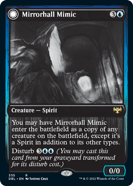 Mirrorhall Mimic // Ghastly Mimicry [Innistrad: Double Feature] | Arkham Games and Comics