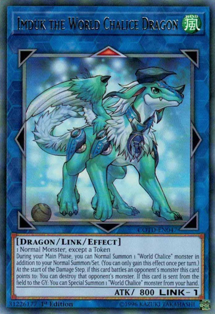 Imduk the World Chalice Dragon [COTD-EN047] Rare | Arkham Games and Comics