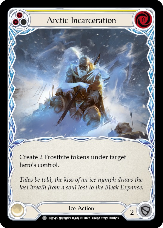 Arctic Incarceration (Yellow) [UPR145] (Uprising)  Rainbow Foil | Arkham Games and Comics