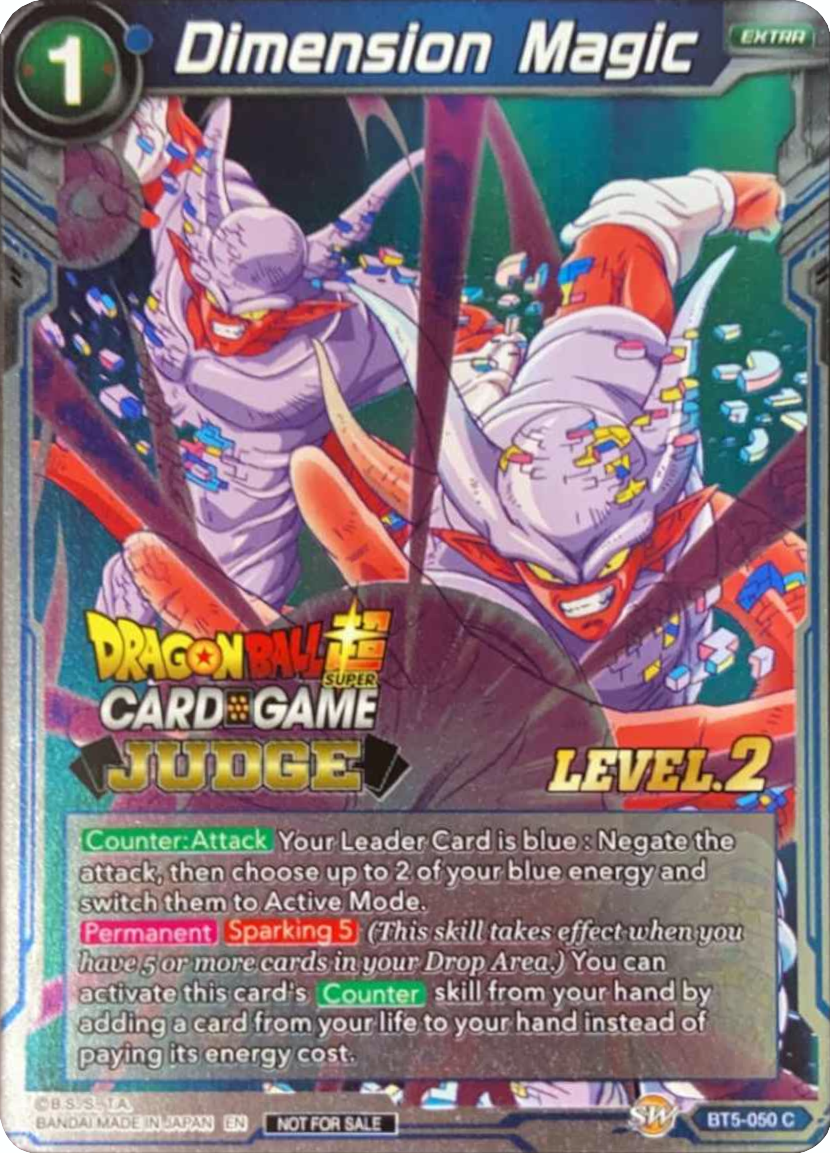 Dimension Magic (Level 2) (BT5-050) [Judge Promotion Cards] | Arkham Games and Comics