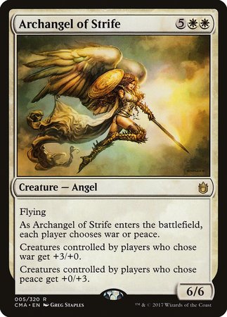 Archangel of Strife [Commander Anthology] | Arkham Games and Comics