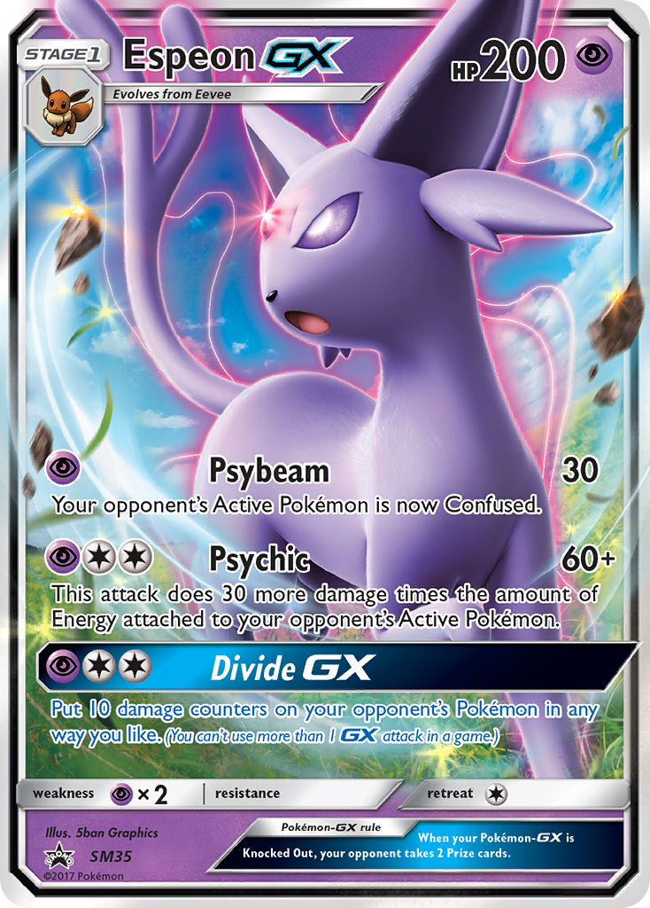 Espeon GX (SM35) [Sun & Moon: Black Star Promos] | Arkham Games and Comics