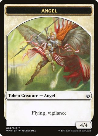 Angel Token [War of the Spark Tokens] | Arkham Games and Comics