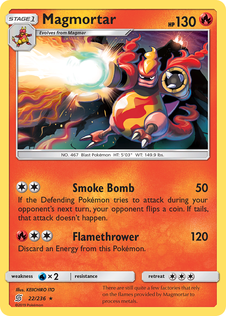 Magmortar (22/236) [Sun & Moon: Unified Minds] | Arkham Games and Comics