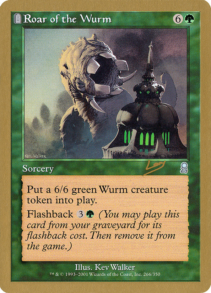 Roar of the Wurm (Raphael Levy) [World Championship Decks 2002] | Arkham Games and Comics