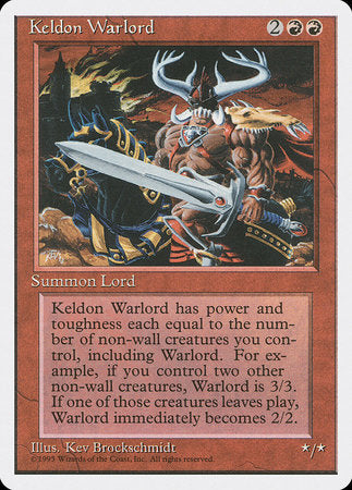 Keldon Warlord [Fourth Edition] | Arkham Games and Comics