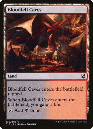 Bloodfell Caves [Commander 2019] | Arkham Games and Comics