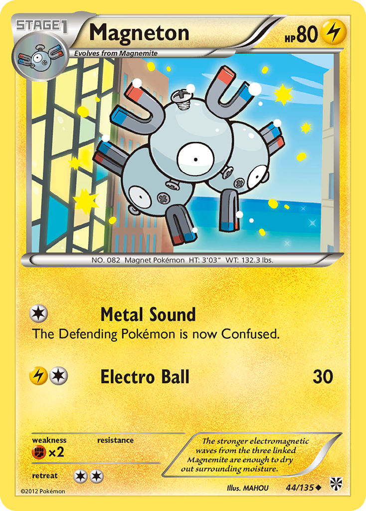 Magneton (44/135) [Black & White: Plasma Storm] | Arkham Games and Comics