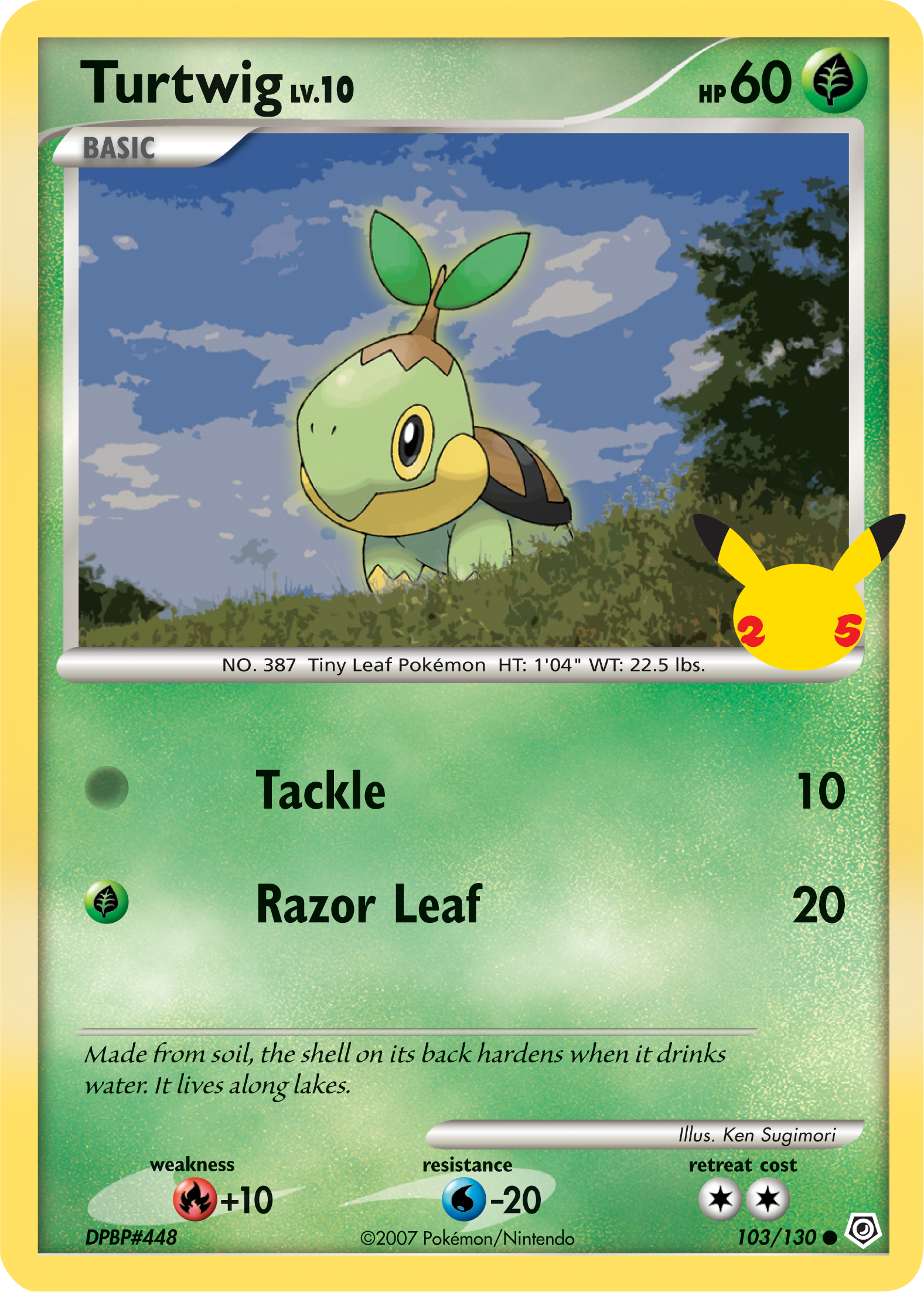 Turtwig (103/130) [First Partner Pack] | Arkham Games and Comics