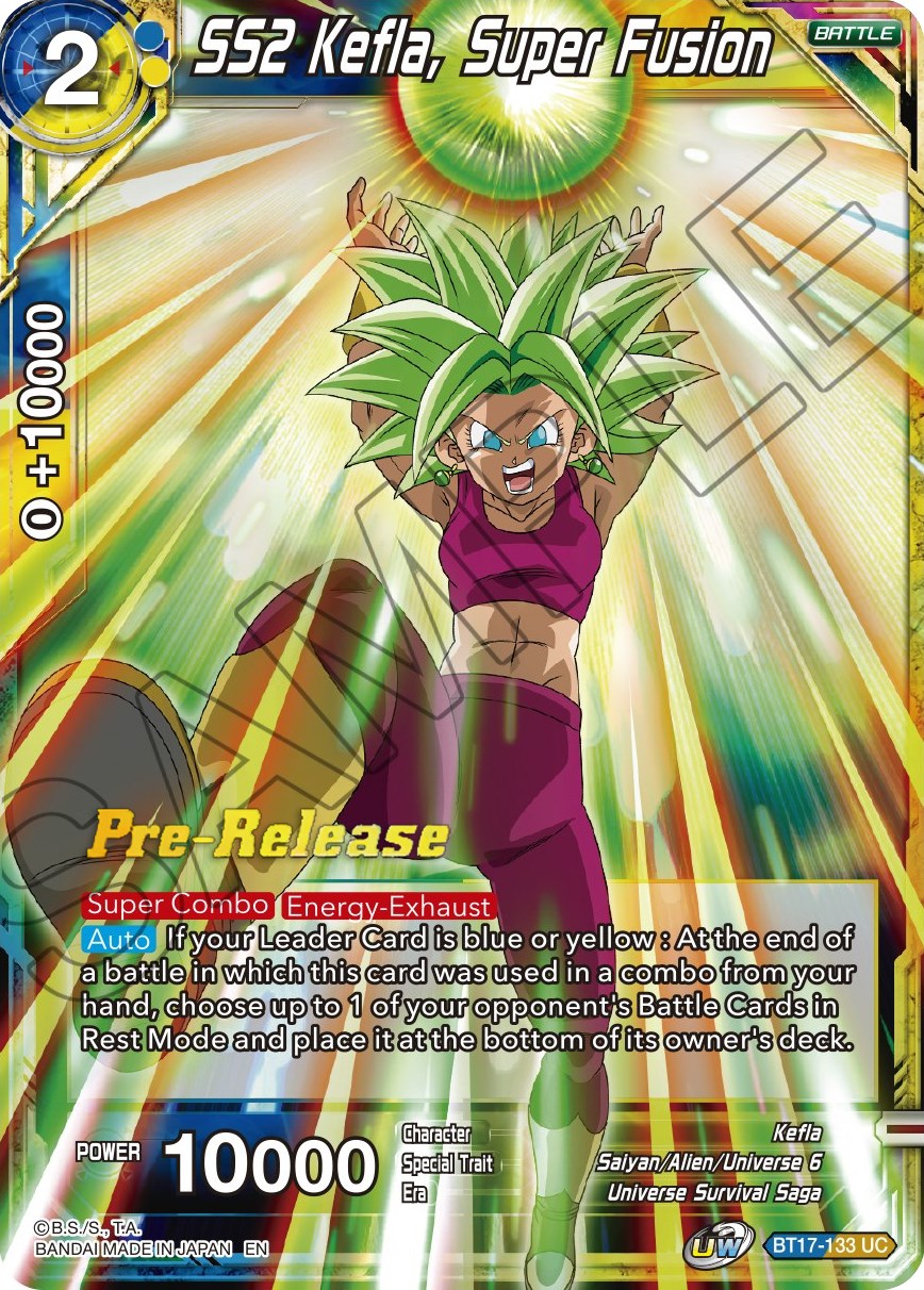 SS2 Kefla, Super Fusion (BT17-133) [Ultimate Squad Prerelease Promos] | Arkham Games and Comics