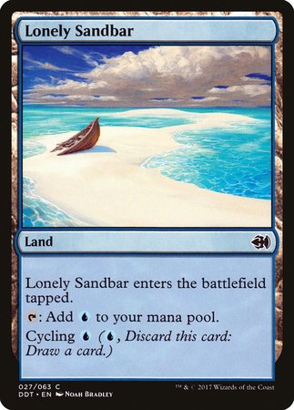 Lonely Sandbar [Duel Decks: Merfolk vs. Goblins] | Arkham Games and Comics