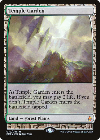 Temple Garden [Zendikar Expeditions] | Arkham Games and Comics