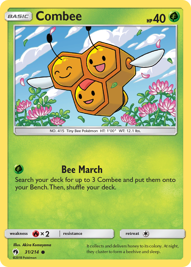 Combee (31/214) [Sun & Moon: Lost Thunder] | Arkham Games and Comics