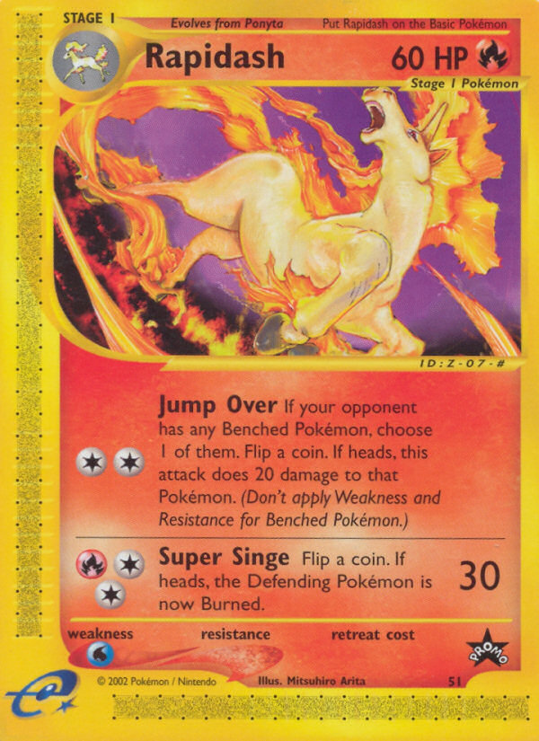 Rapidash (51) [Wizards of the Coast: Black Star Promos] | Arkham Games and Comics