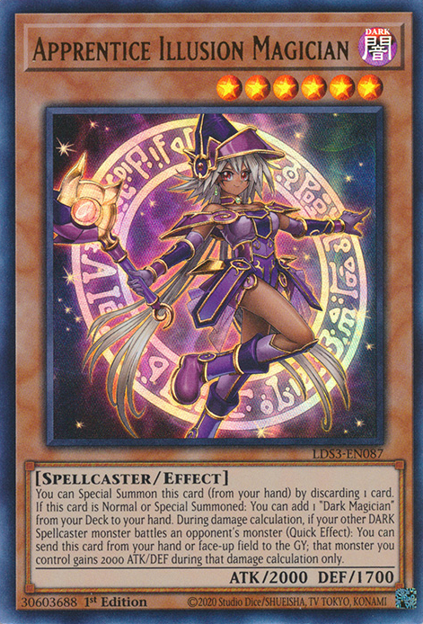 Apprentice Illusion Magician [LDS3-EN087] Ultra Rare | Arkham Games and Comics