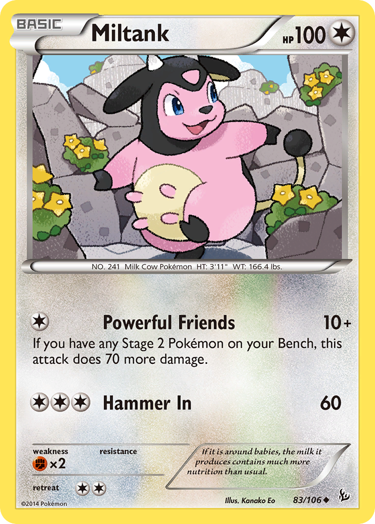 Miltank (83/106) [XY: Flashfire] | Arkham Games and Comics
