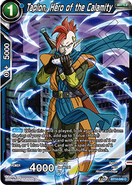 Tapion, Hero of the Calamity (BT14-049) [Cross Spirits] | Arkham Games and Comics