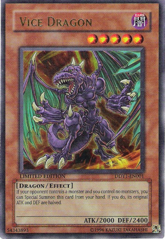 Vice Dragon (Promo) [DDY1-EN001] Ultra Rare | Arkham Games and Comics