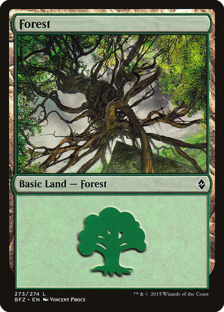 Forest (273) [Battle for Zendikar] | Arkham Games and Comics