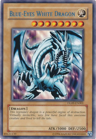 Blue-Eyes White Dragon (Silver) [DL09-EN001] Rare | Arkham Games and Comics