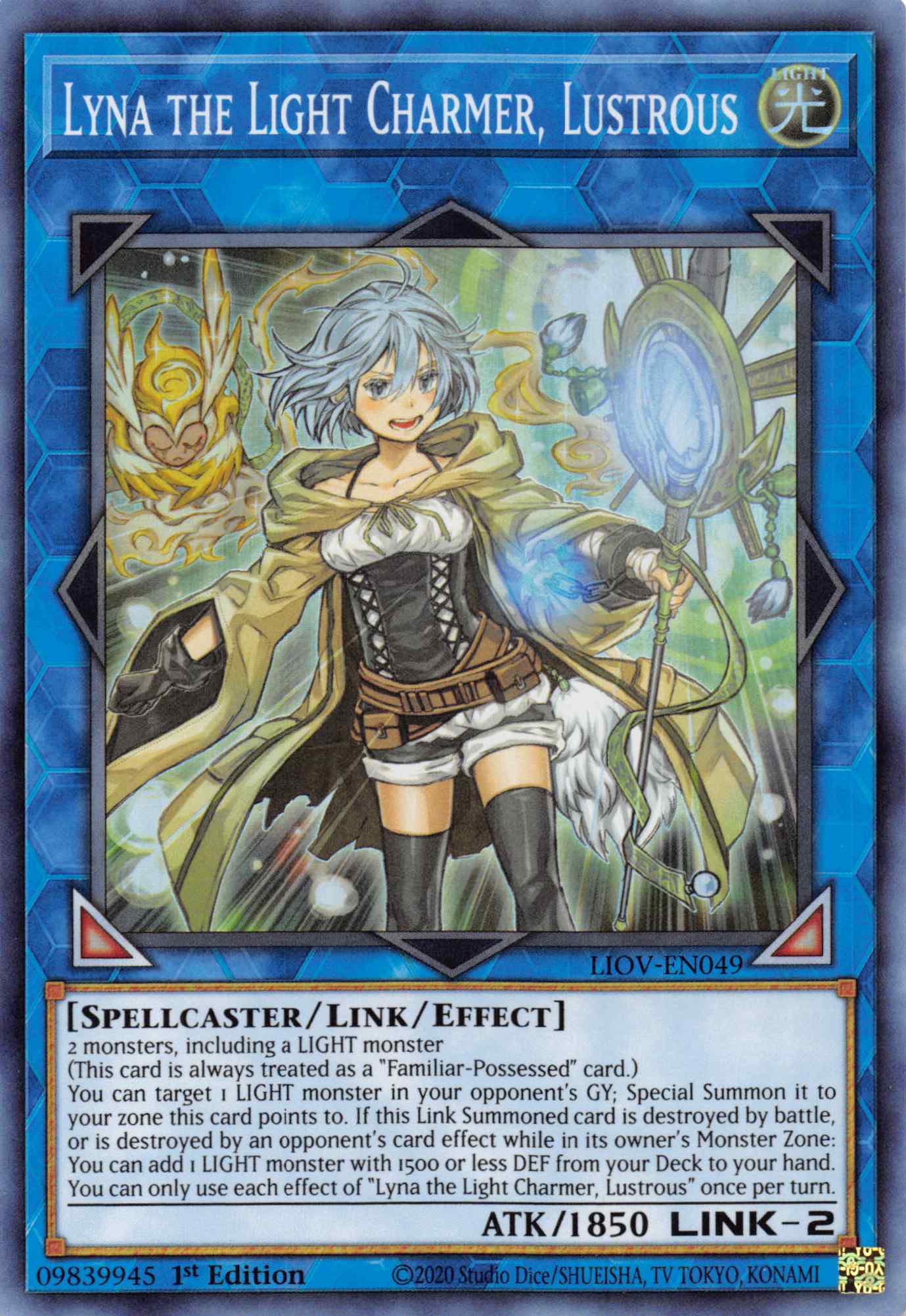 Lyna the Light Charmer, Lustrous [LIOV-EN049] Starlight Rare | Arkham Games and Comics