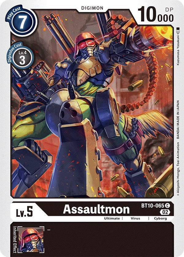 Assaultmon [BT10-065] [Xros Encounter] | Arkham Games and Comics