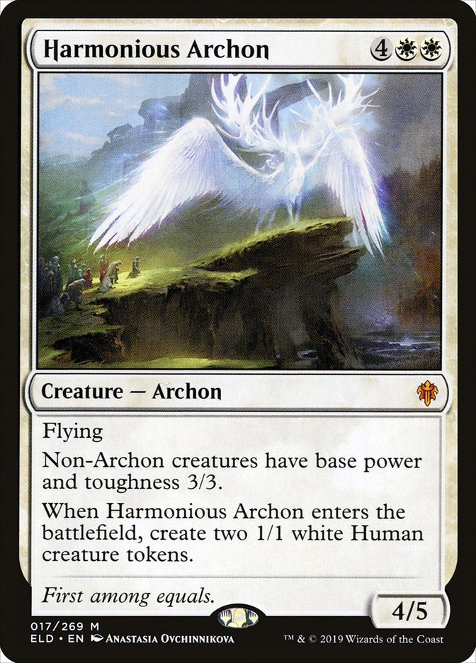 Harmonious Archon [Throne of Eldraine] | Arkham Games and Comics