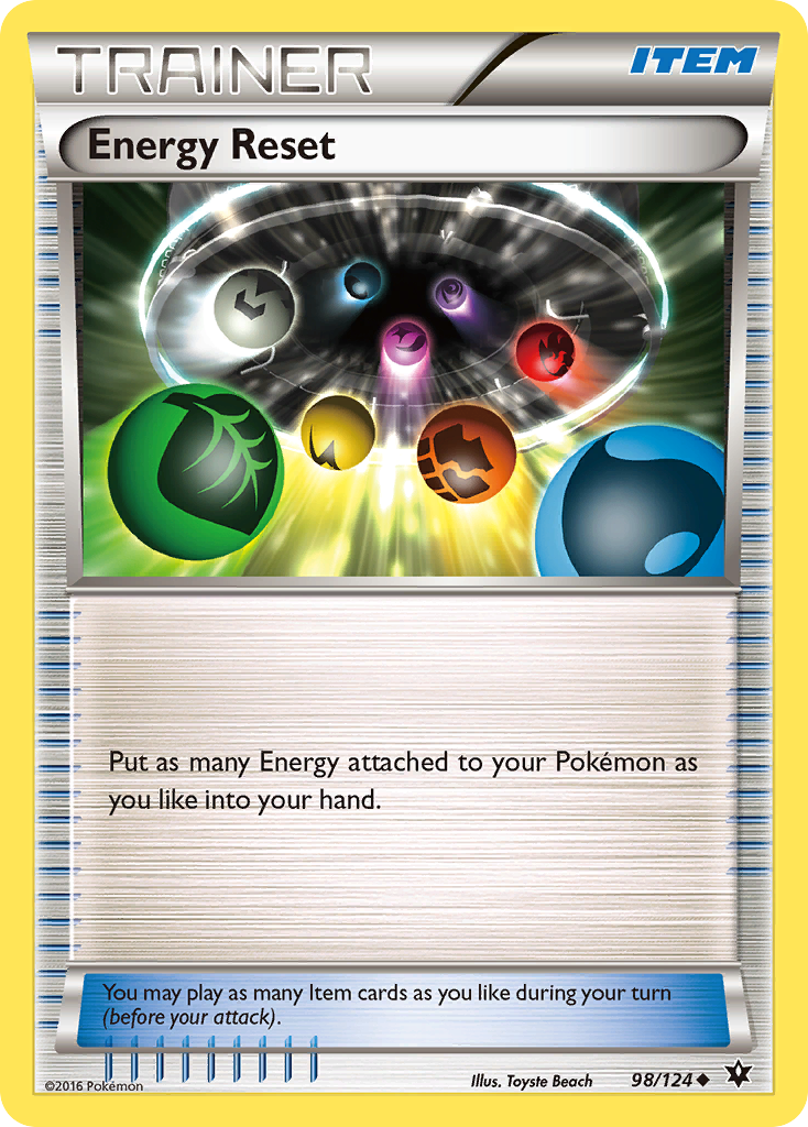 Energy Reset (98/124) [XY: Fates Collide] | Arkham Games and Comics