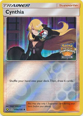 Cynthia (119a/156) (Regional Championship Promo) [Sun & Moon: Ultra Prism] | Arkham Games and Comics