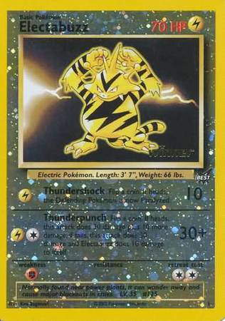 Electabuzz (1) (Winner) [Best of Promos] | Arkham Games and Comics