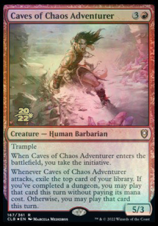 Caves of Chaos Adventurer [Commander Legends: Battle for Baldur's Gate Prerelease Promos] | Arkham Games and Comics