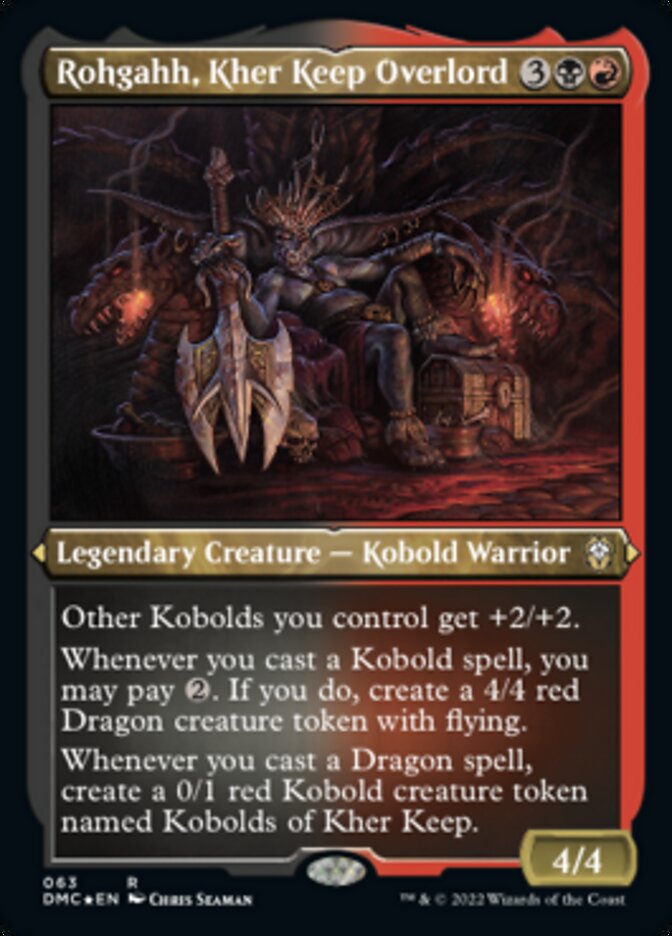 Rohgahh, Kher Keep Overlord (Foil Etched) [Dominaria United Commander] | Arkham Games and Comics