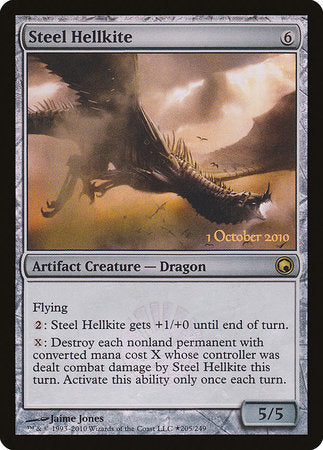 Steel Hellkite [Scars of Mirrodin Promos] | Arkham Games and Comics