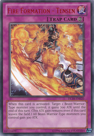 Fire Formation - Tensen (Red) [DL18-EN020] Rare | Arkham Games and Comics