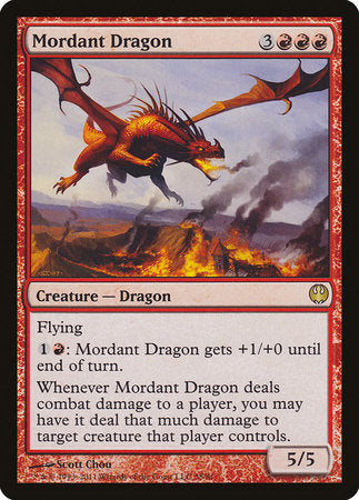 Mordant Dragon [Duel Decks: Knights vs. Dragons] | Arkham Games and Comics