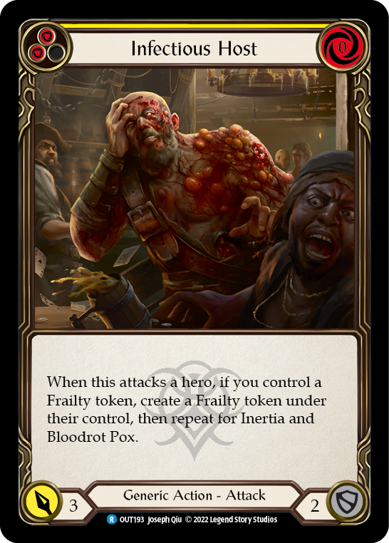 Infectious Host (Yellow) [OUT193] (Outsiders) | Arkham Games and Comics