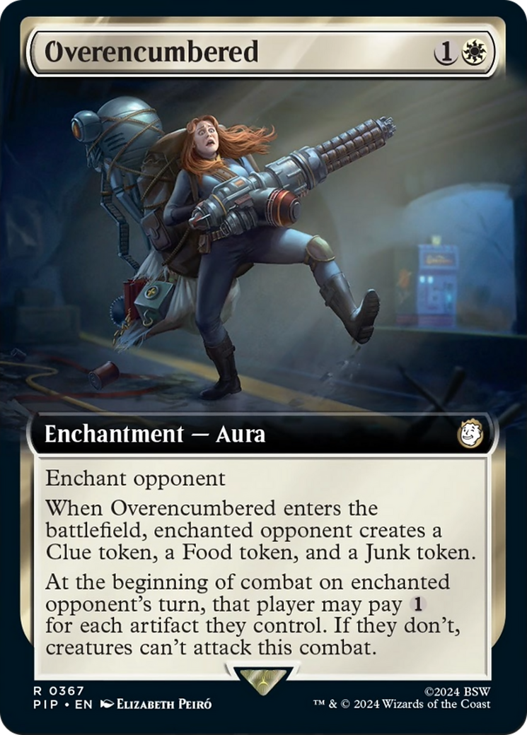 Overencumbered (Extended Art) [Fallout] | Arkham Games and Comics