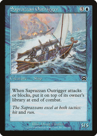 Saprazzan Outrigger [Mercadian Masques] | Arkham Games and Comics