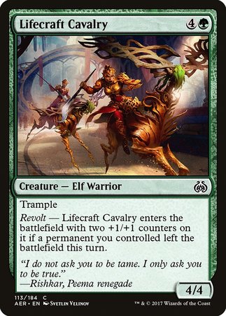 Lifecraft Cavalry [Aether Revolt] | Arkham Games and Comics