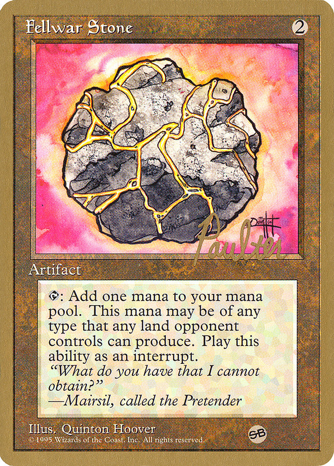 Fellwar Stone (Preston Poulter) (SB) [Pro Tour Collector Set] | Arkham Games and Comics