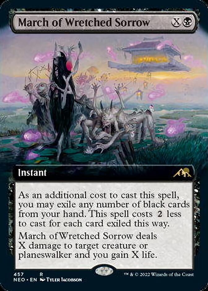 March of Wretched Sorrow (Extended) [Kamigawa: Neon Dynasty] | Arkham Games and Comics