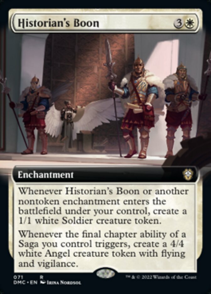 Historian's Boon (Extended Art) [Dominaria United Commander] | Arkham Games and Comics