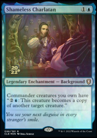 Shameless Charlatan [Commander Legends: Battle for Baldur's Gate Prerelease Promos] | Arkham Games and Comics