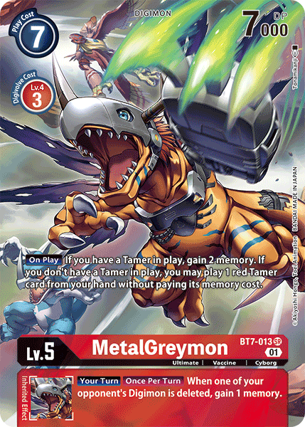 MetalGreymon [BT7-013] (Alternate Art) [Next Adventure] | Arkham Games and Comics