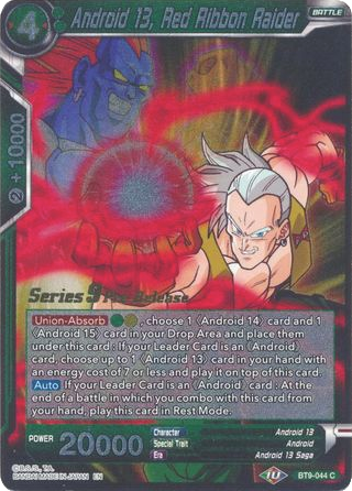 Android 13, Red Ribbon Raider (BT9-044) [Universal Onslaught Prerelease Promos] | Arkham Games and Comics